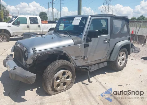 2014 Jeep Wrangler Sport из США, поврежденный, VIN 1C4AJWAG2EL157874